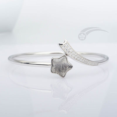 Стильный 925 Sterling Silver Meteorite Bracelet женский стреляющий звёздочек браслет 12 мм